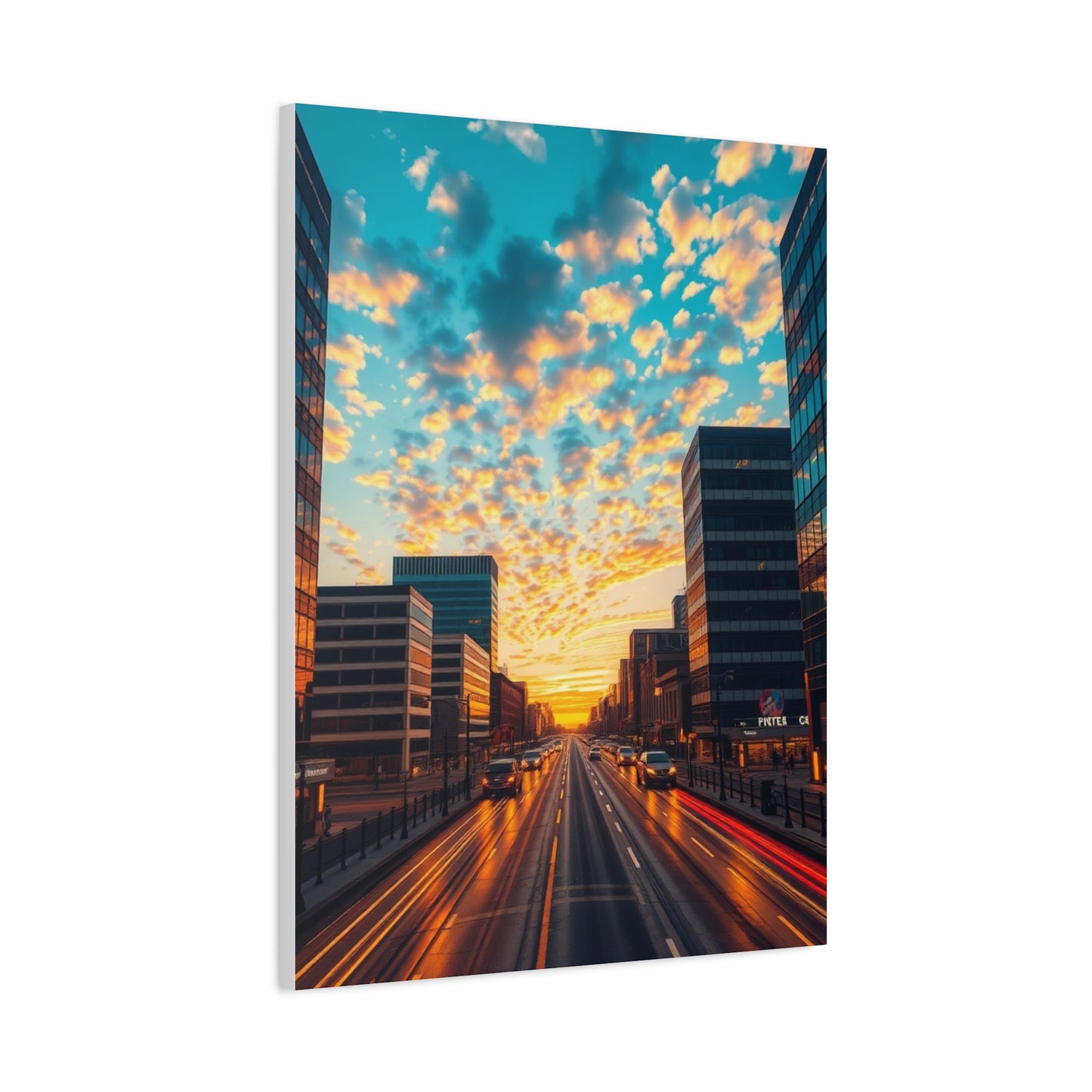 Elite Michigan Sky Media Art Vision Wall Art & Canvas Print