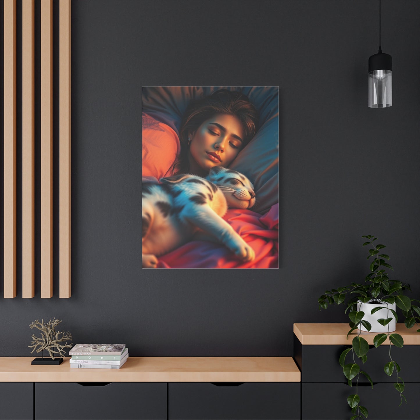 Masterpiece Sleeping & Napping Art Vision Wall Art & Canvas Print