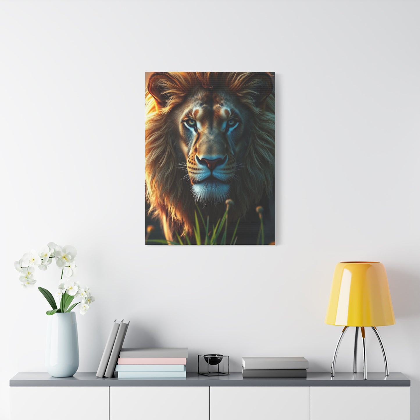 Lions Command Canvas Wall Art & Canvas Print
