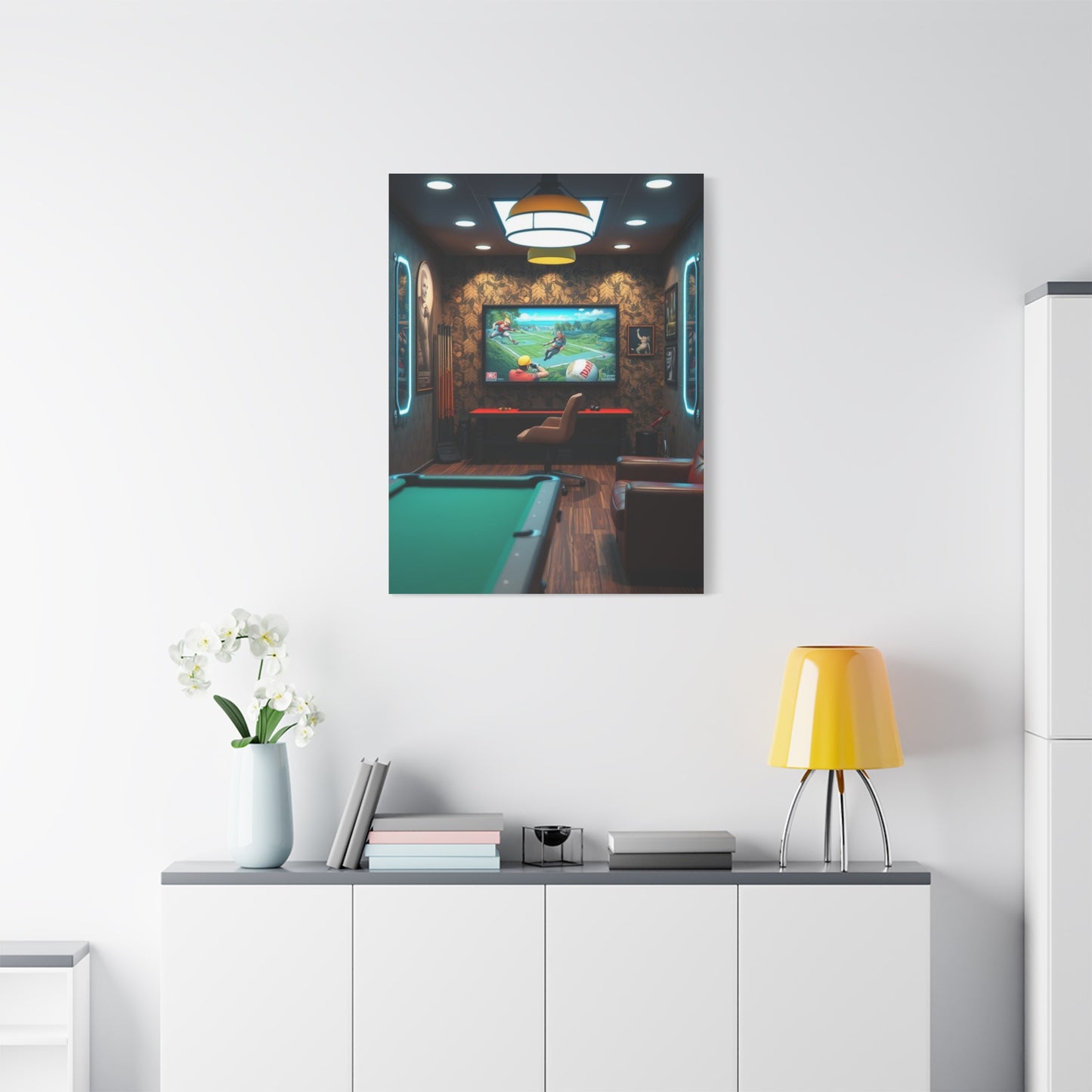 Masterpiece Game Room Art Vision Wall Art & Canvas Print