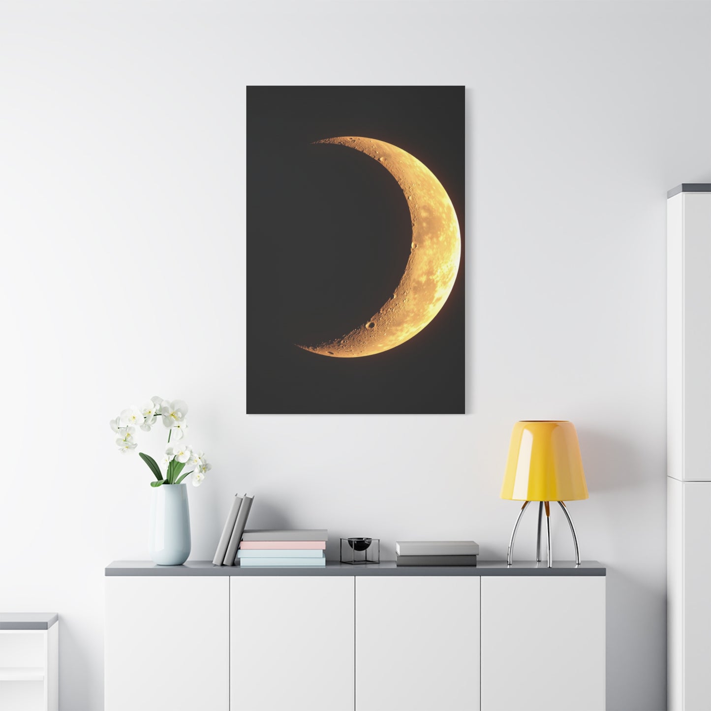 Crescent Moon Art Refined Canvas Wall Art & Canvas Print