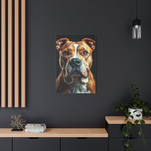 Pit Bull Art Luxury Canvas Wall Art & Canvas Print