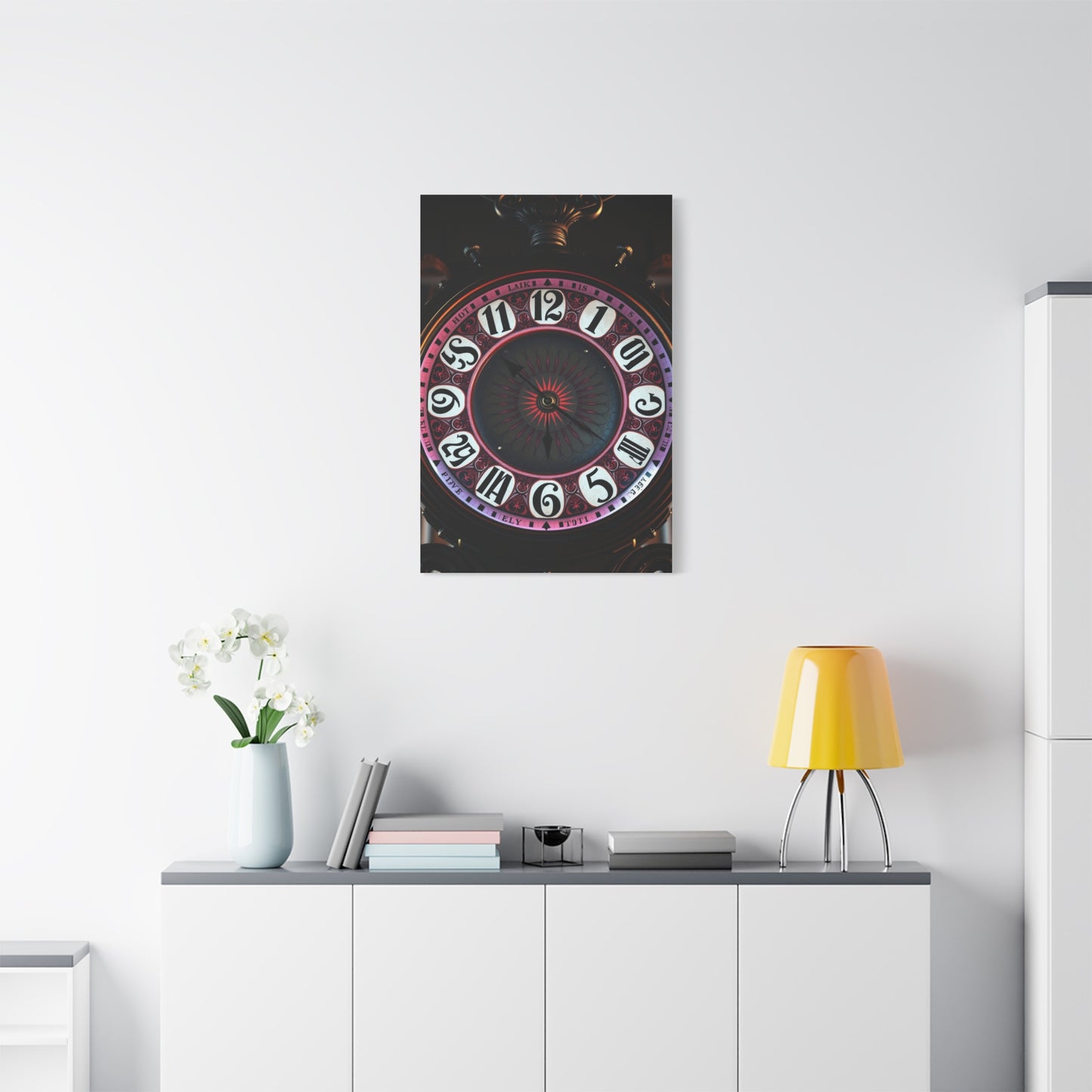 Vision Clock Art Art Wall Art & Canvas Print