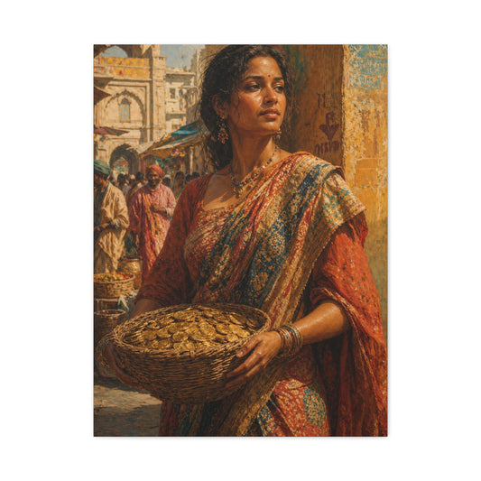 Market Day Cultural Portrait Wall Art & Canvas Print