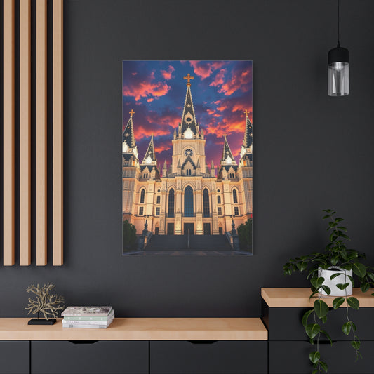 The LDS Temple Art Luxury Canvas Wall Art & Canvas Print