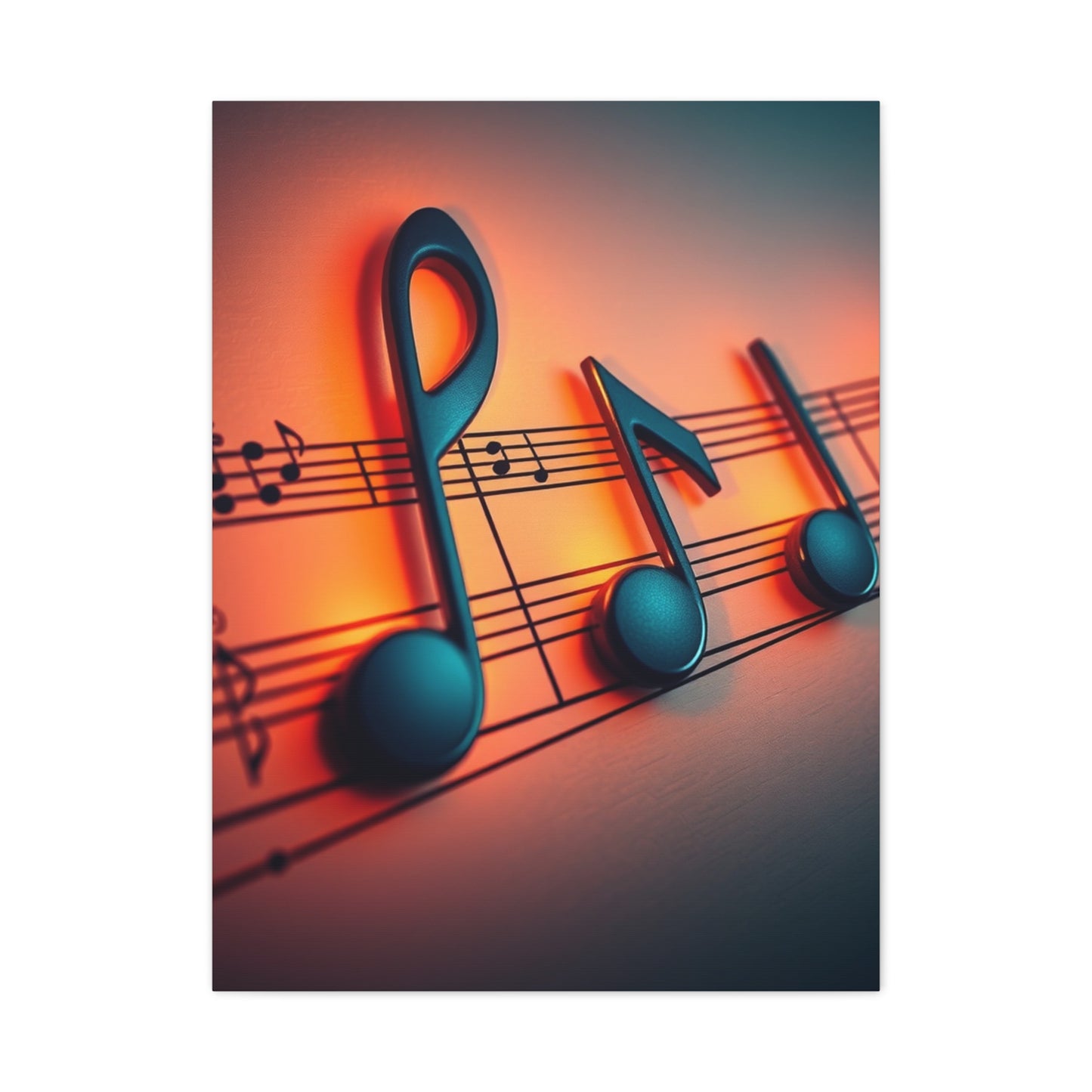 Musical Notes Art Supreme Gallery Wall Art & Canvas Print