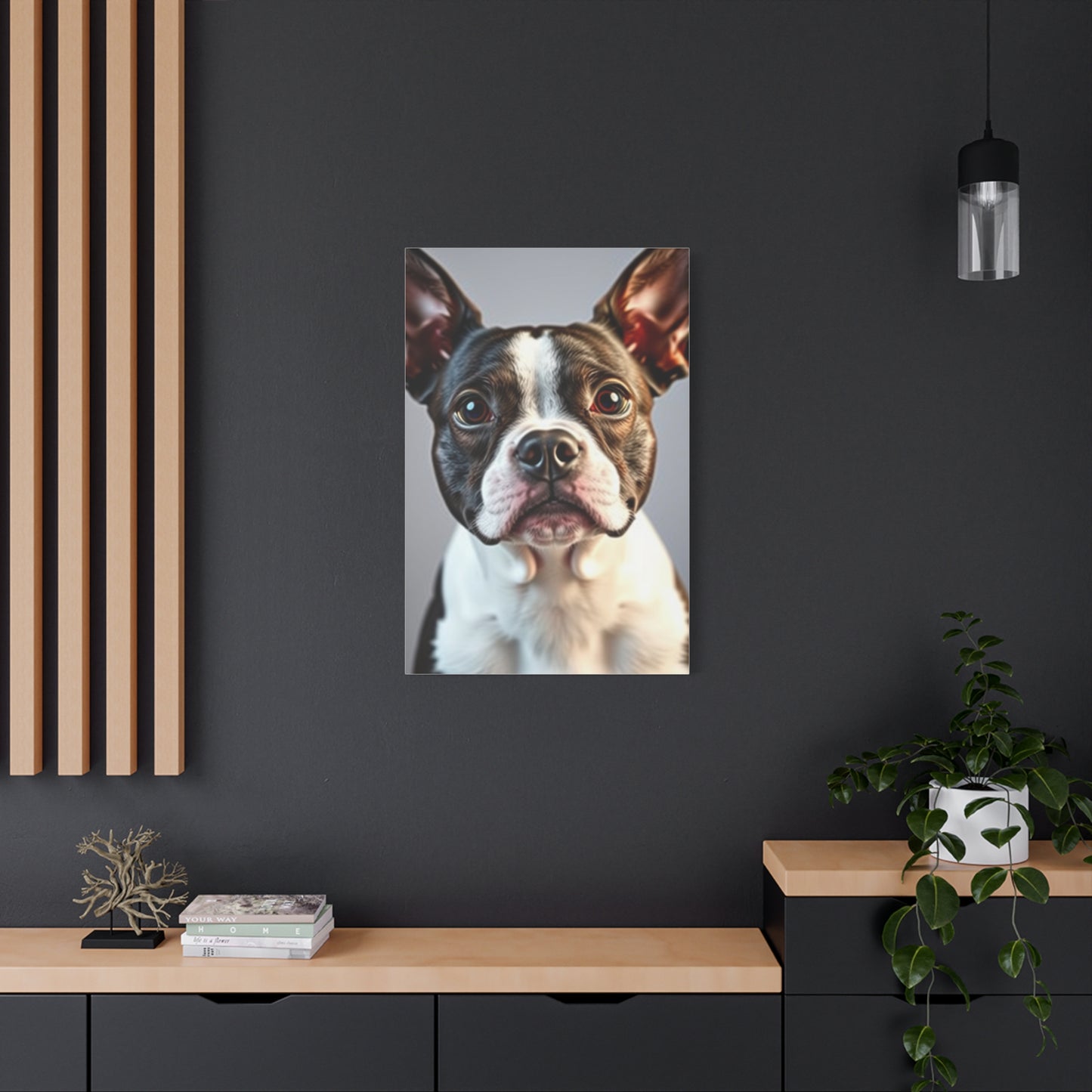 Elite Boston Terrier Art Vision Wall Art & Canvas Print
