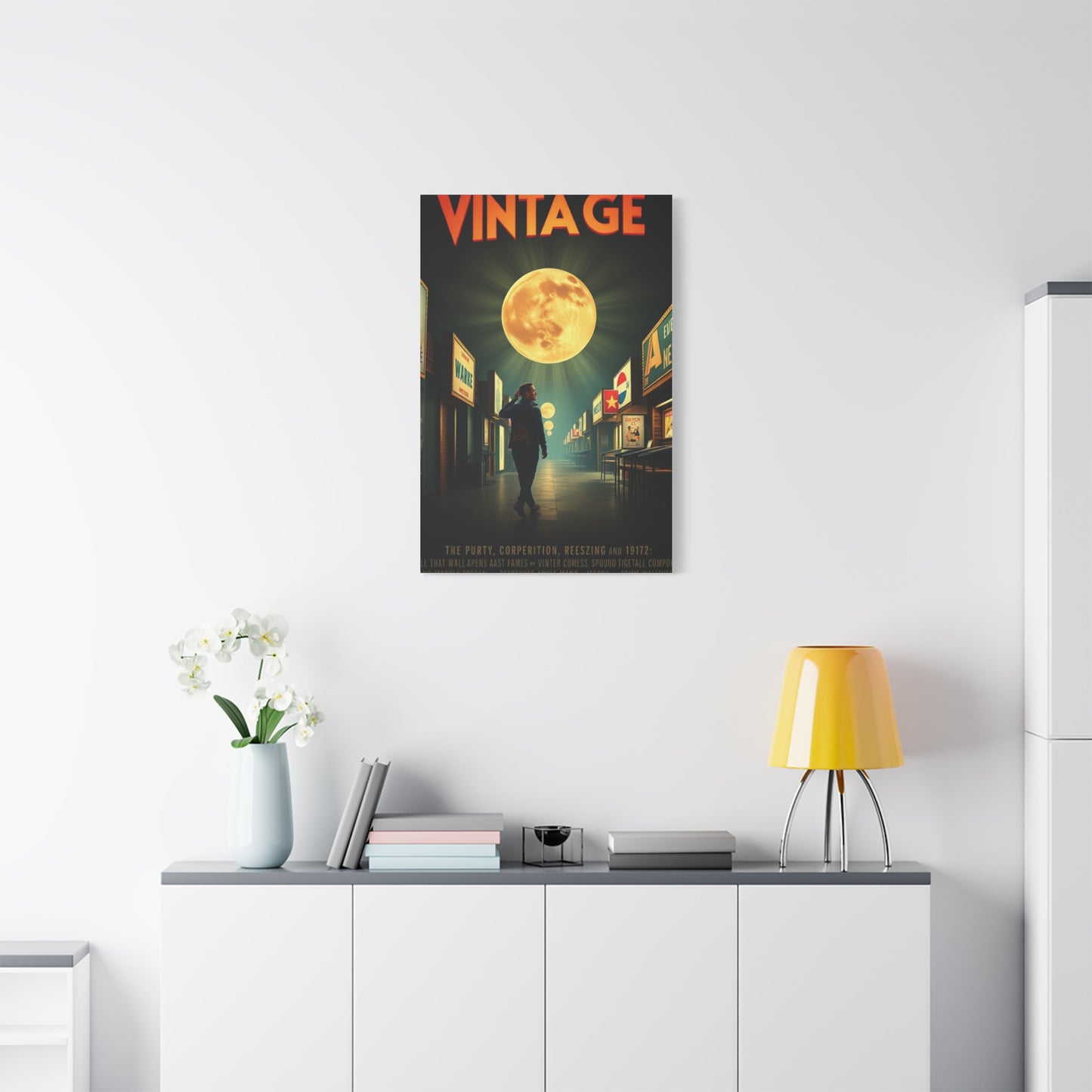 Vintage Movie Posters Art Luxury Canvas Wall Art & Canvas Print