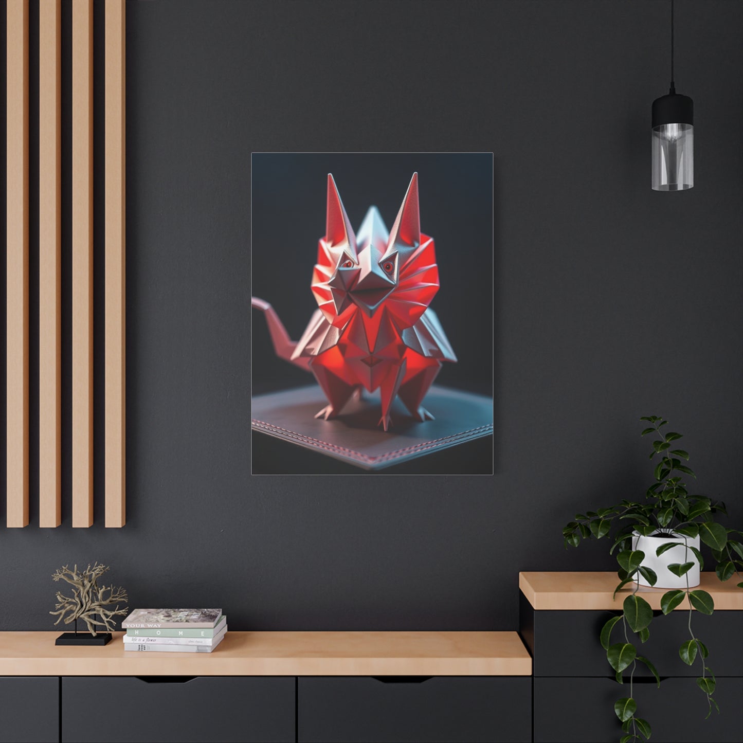 Origami Reverie Canvas Wall Art & Canvas Print