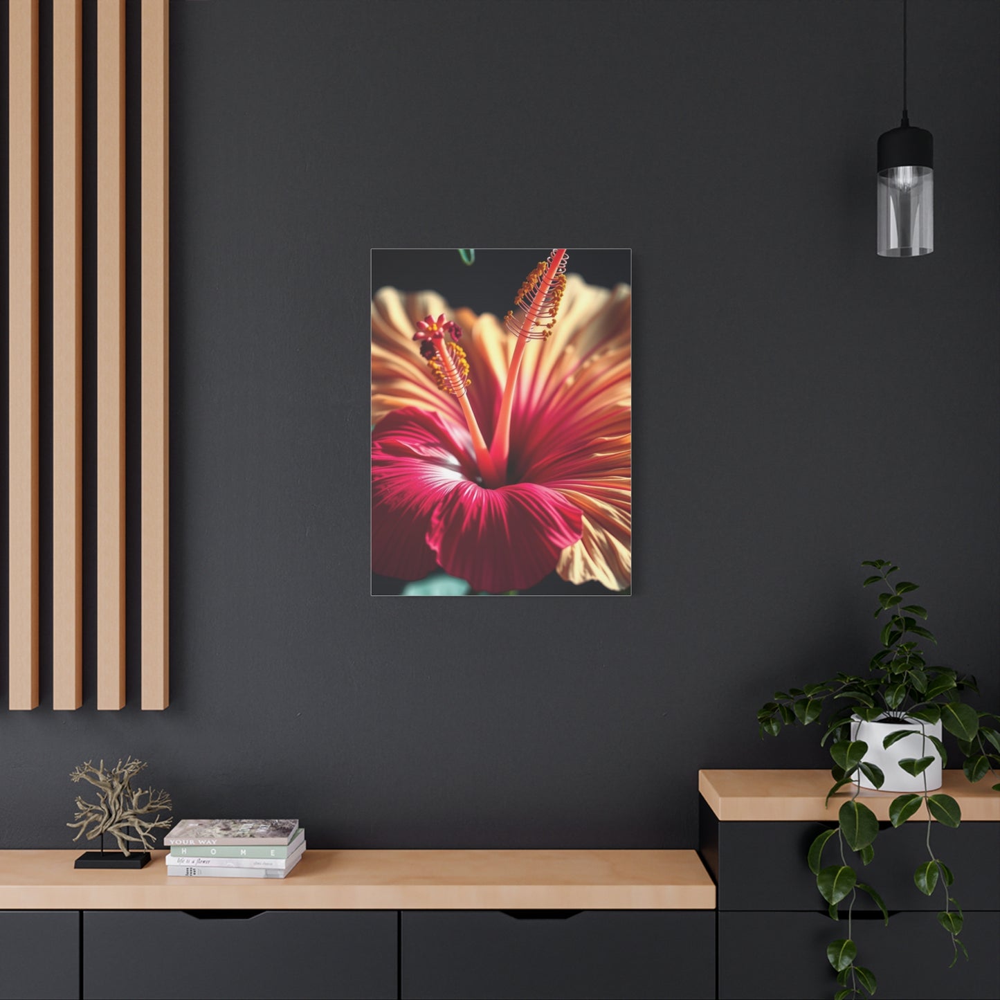 Elite Hibiscus Flower Art Vision Wall Art & Canvas Print