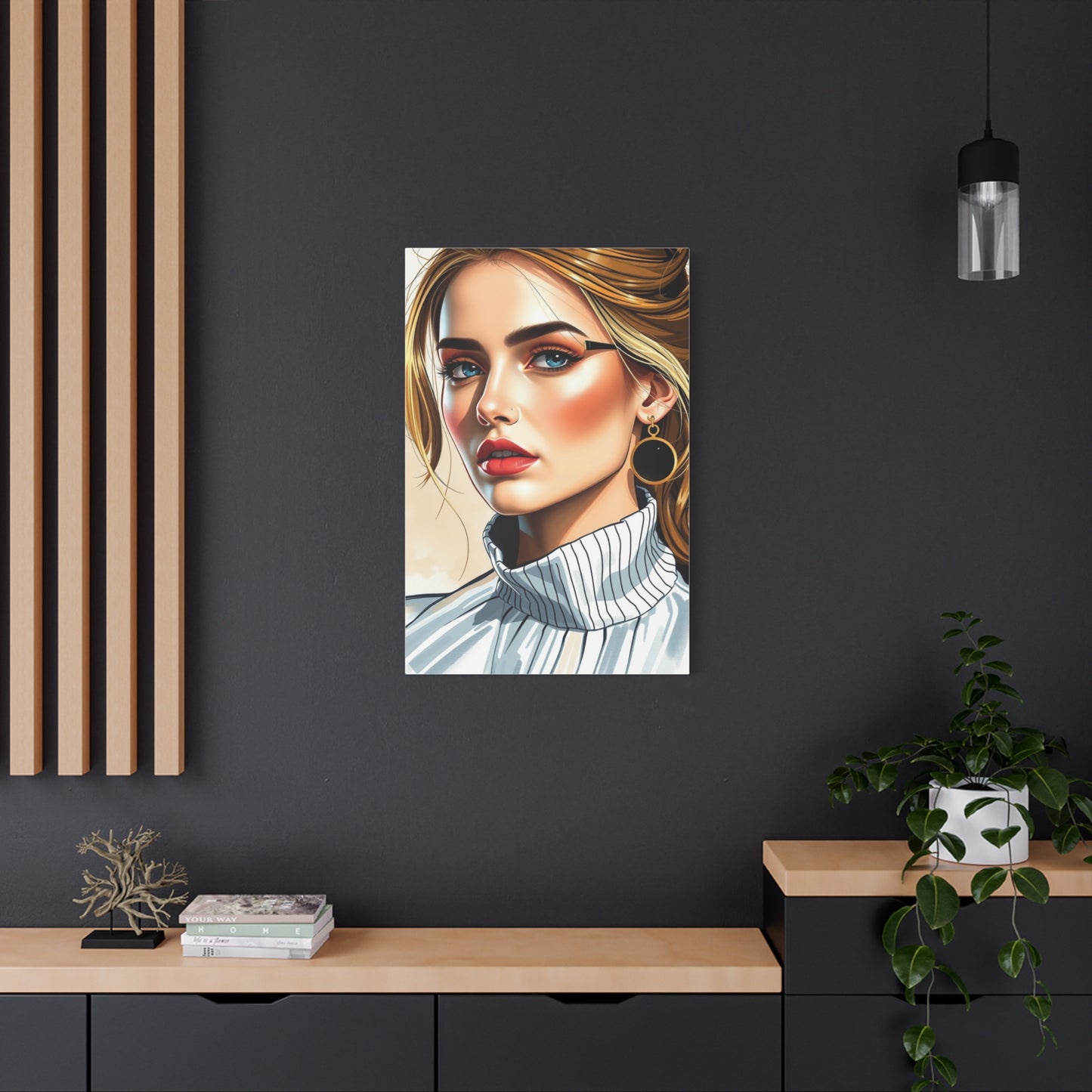 Supreme Fashion Illustration & Drawings Art Collection Wall Art & Canvas Print