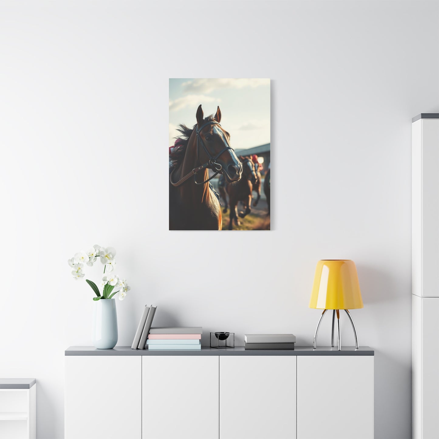Masterpiece Horse Racing Art Vision Wall Art & Canvas Print