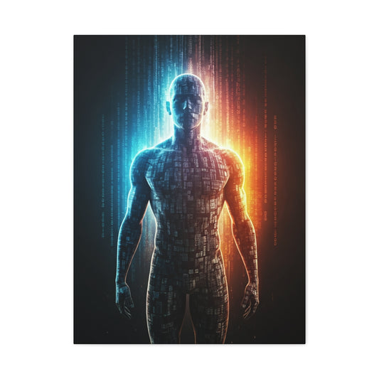 Digital Human Evolution Wall Art & Canvas Prints