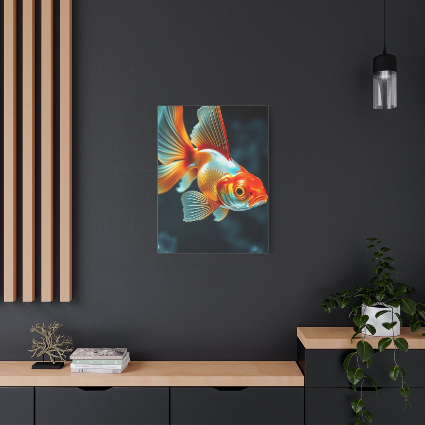 Masterpiece Goldfish Art Vision Wall Art & Canvas Print