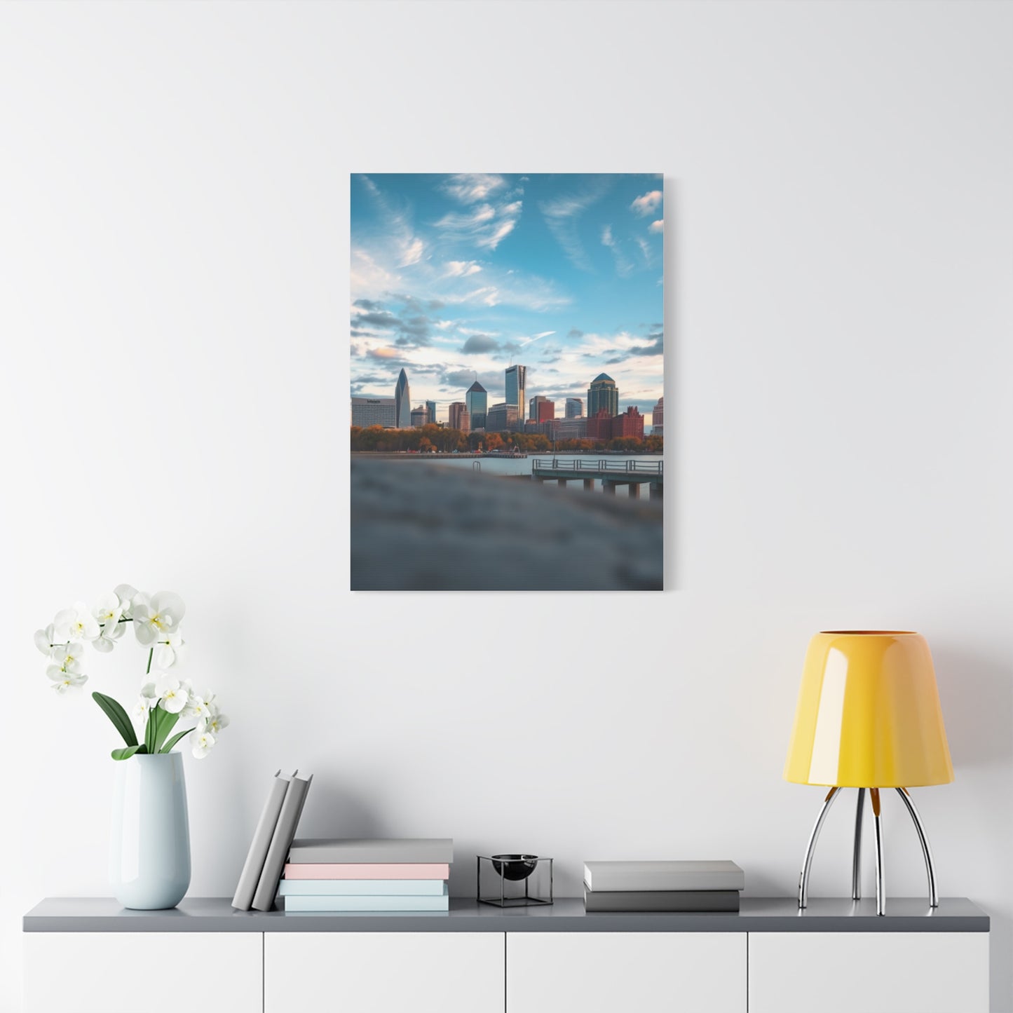 Supreme Michigan Sky Media Art Collection Wall Art & Canvas Print