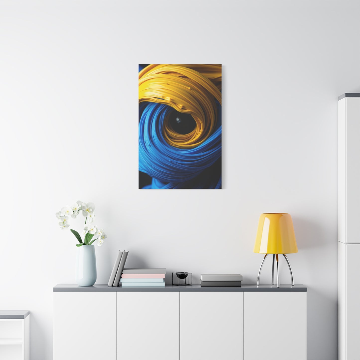 Elite Blue & Yellow Art Vision Wall Art & Canvas Print