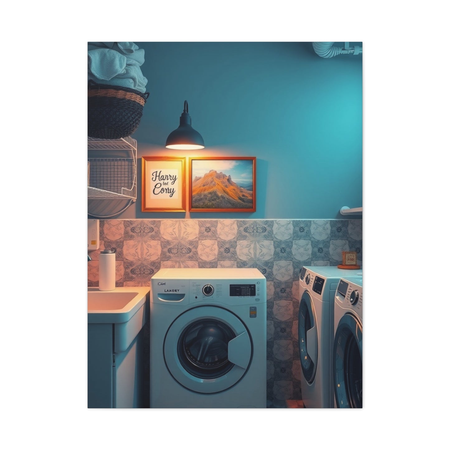 Laundry Room Art Luxury Canvas Wall Art & Canvas Print
