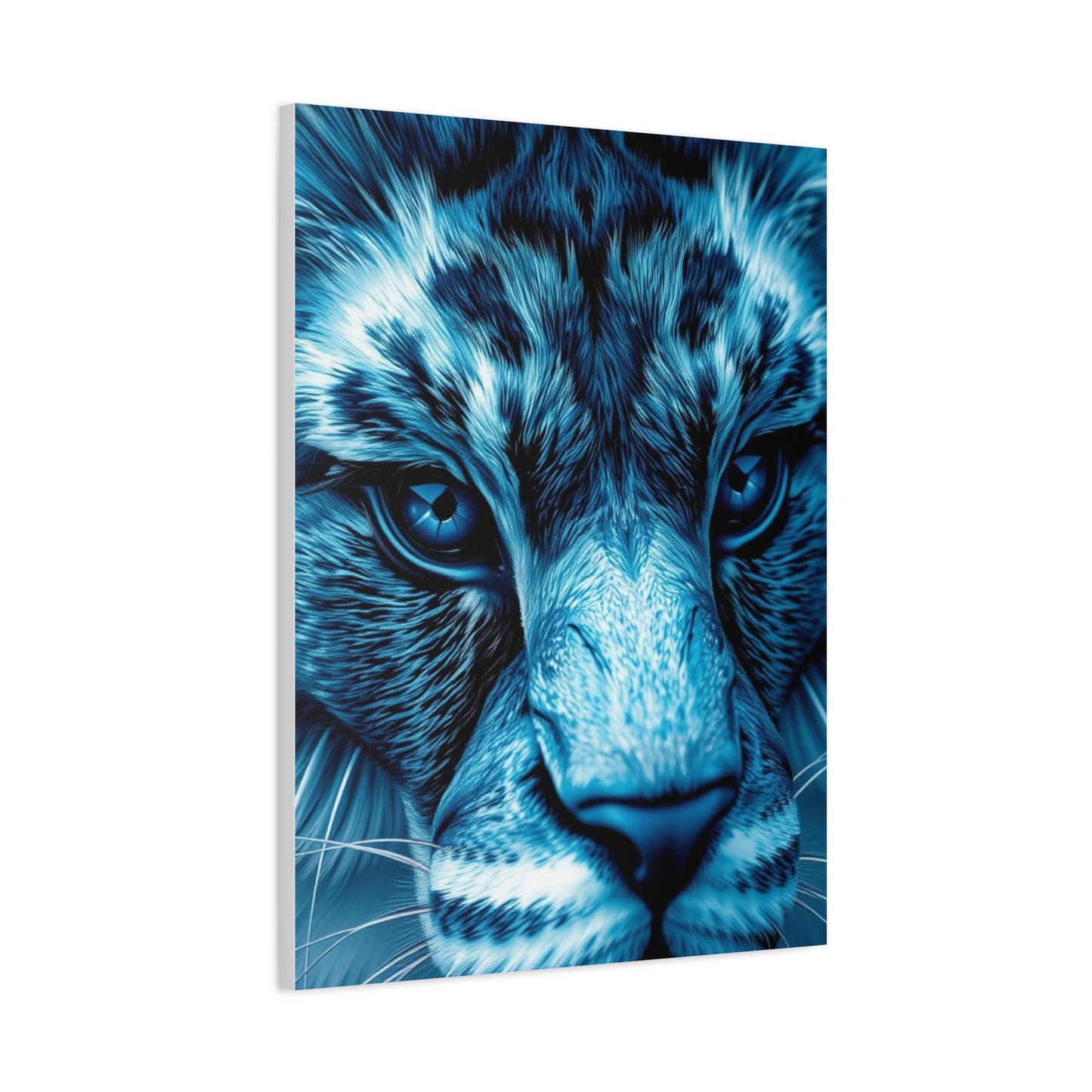 Masterpiece Blue & Gray Art Vision Wall Art & Canvas Print
