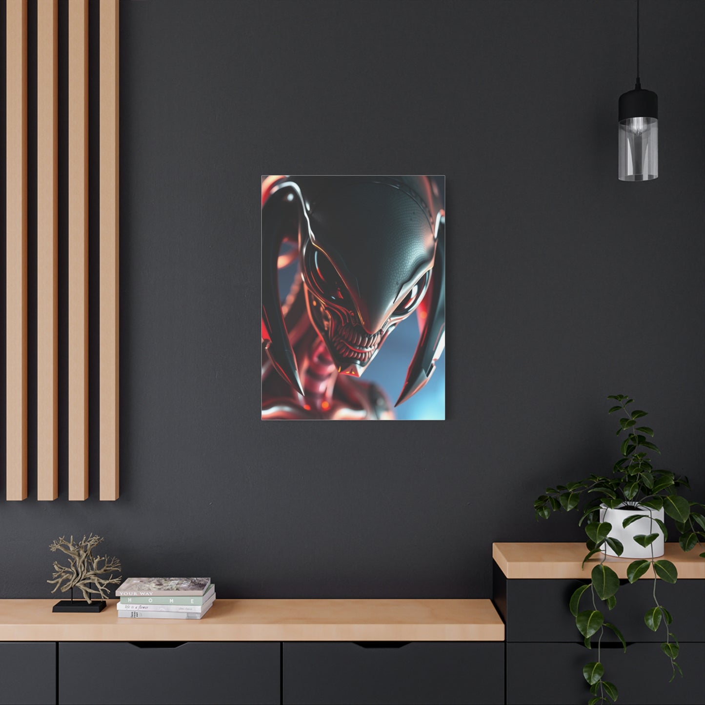 Masterpiece Alien Art Vision Wall Art & Canvas Print
