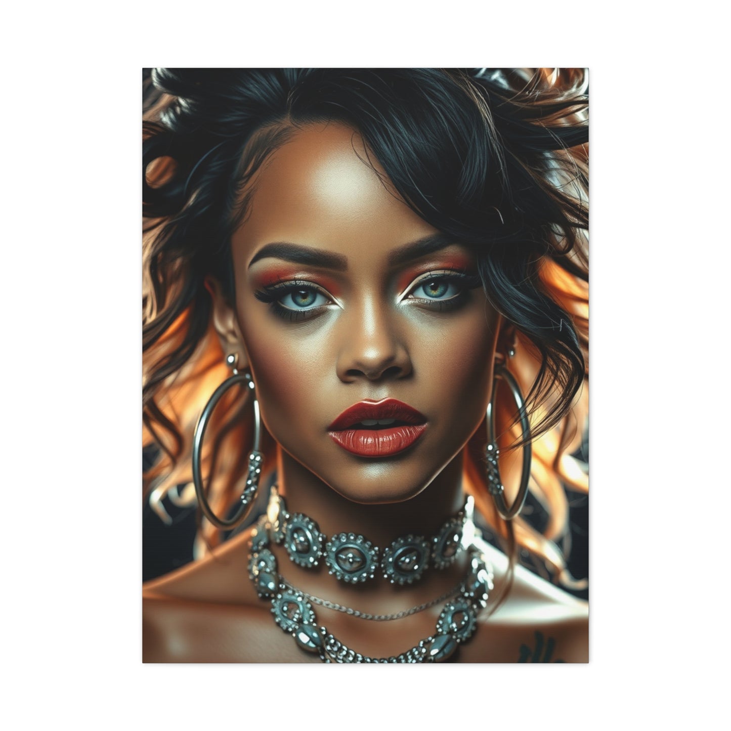 Regal Rihanna Canvas Display Wall Art & Canvas Print