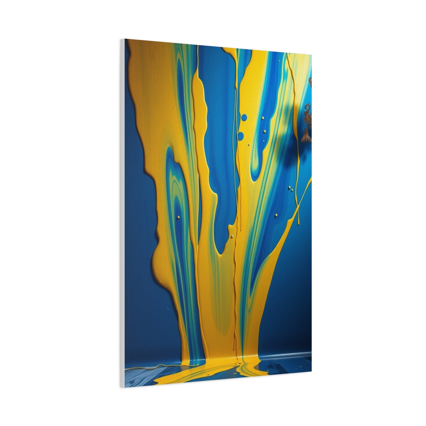 Blue & Yellow Art Supreme Gallery Wall Art & Canvas Print