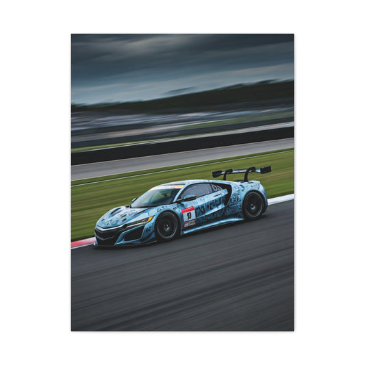 Acura NSX GT3 Modern Circuit Balance Wall Art & Canvas Prints