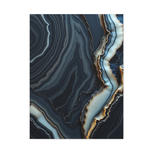 Masterpiece Charcoal, Onyx, and Ivory Art Vision Wall Art & Canvas Print