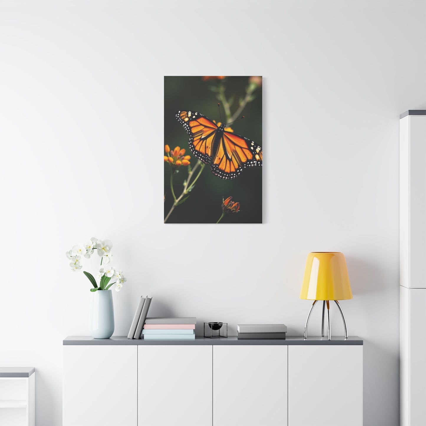 Masterpiece Monarch Butterflies Art Vision Wall Art & Canvas Print