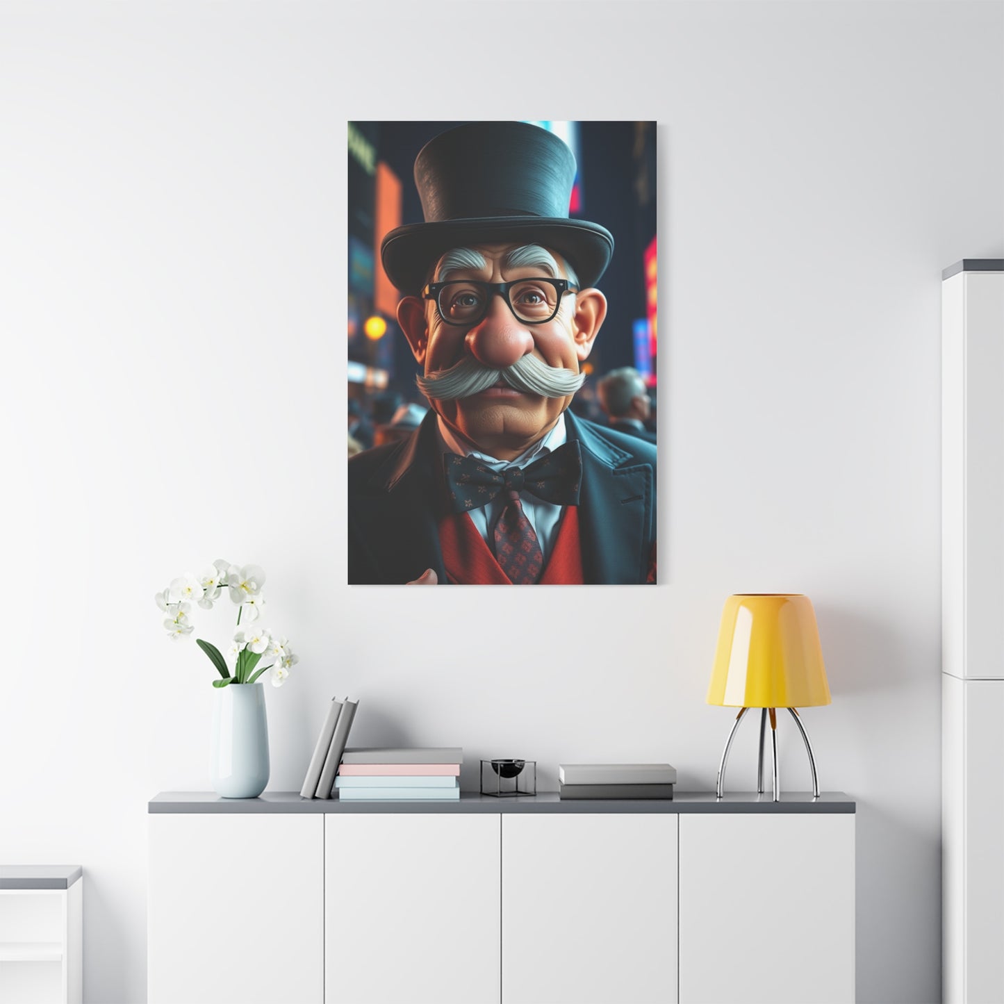 Rich Uncle Pennybags Art Supreme Gallery Wall Art & Canvas Print