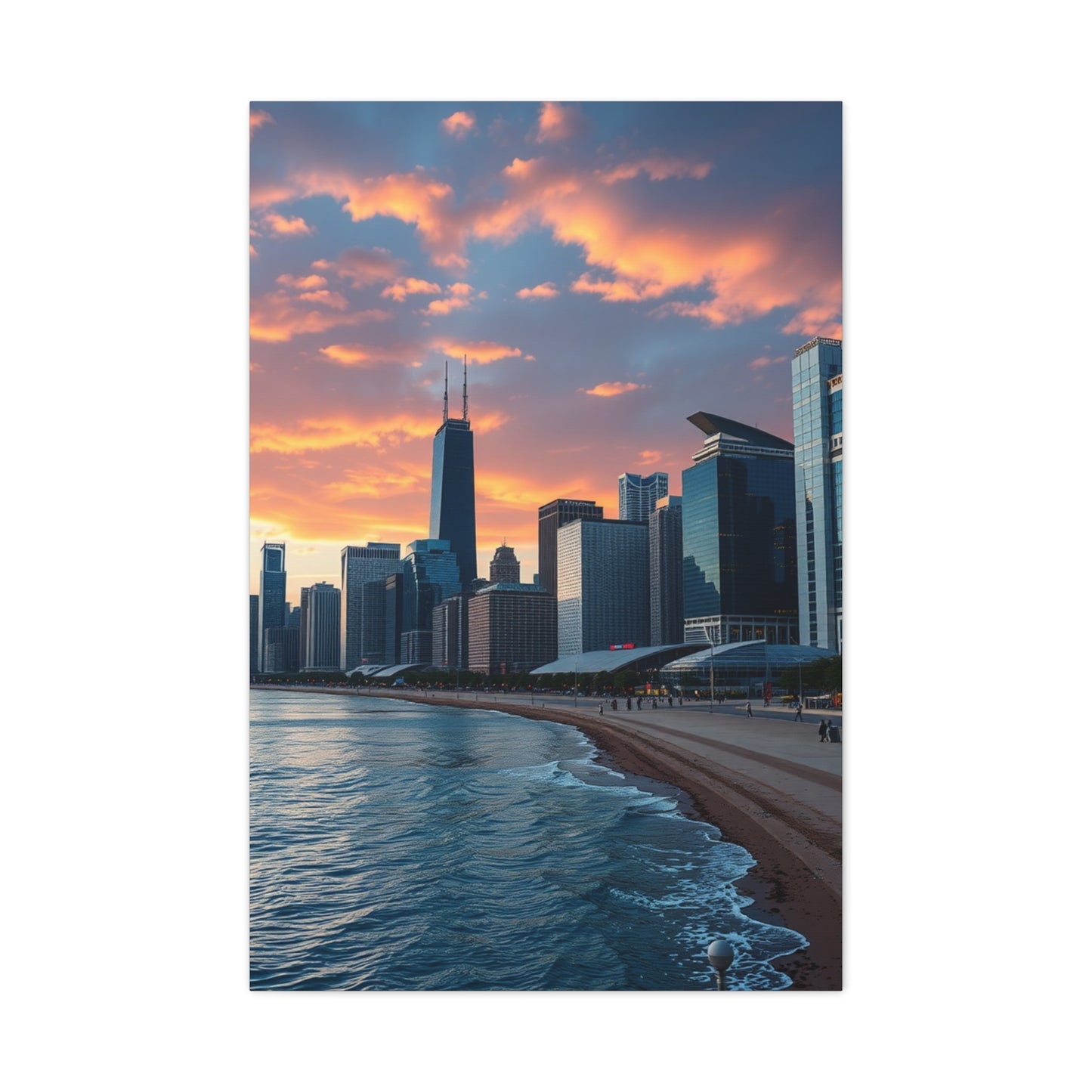 Supreme Chicago Skylines Art Collection Wall Art & Canvas Print