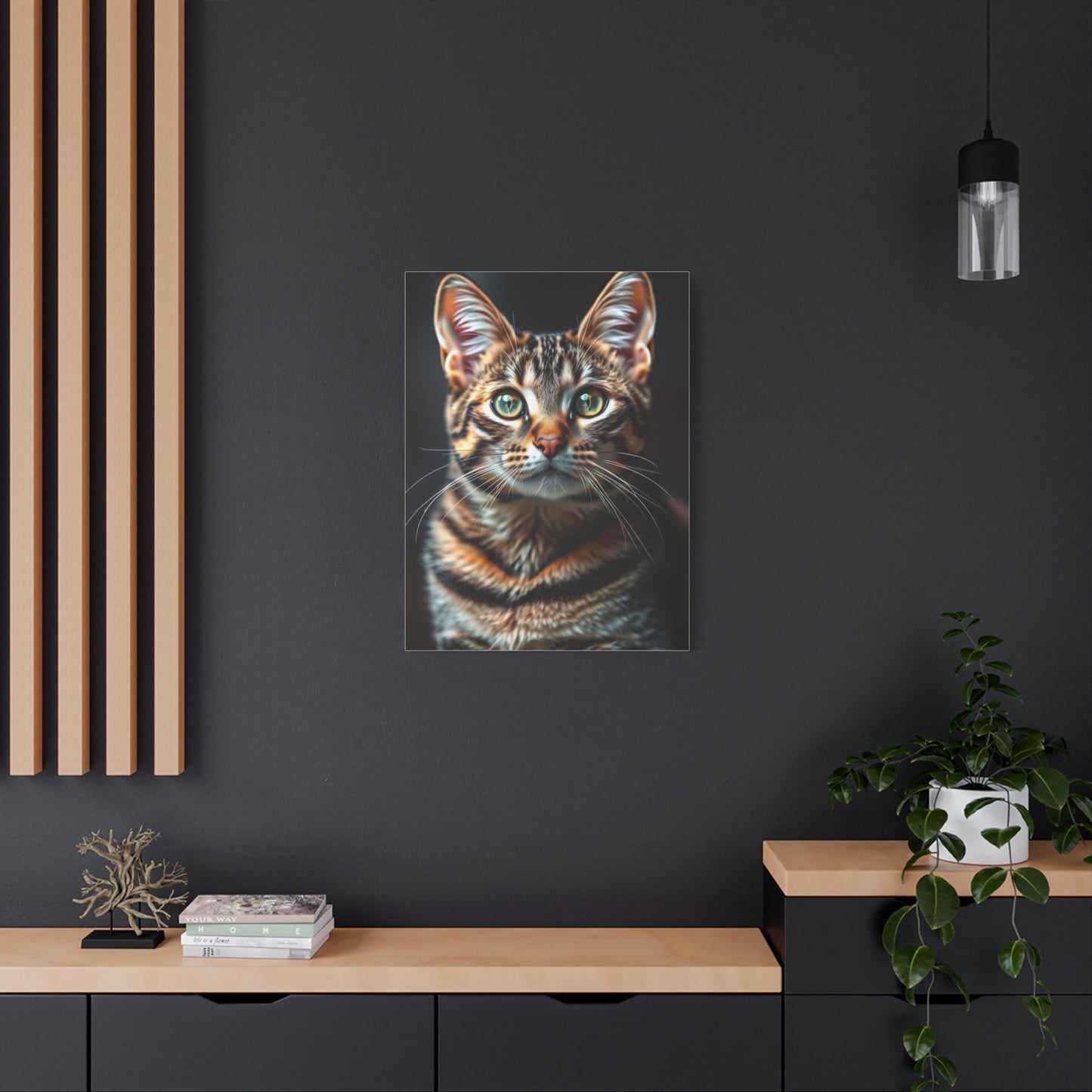 Masterpiece Tabby Cat Art Vision Wall Art & Canvas Print