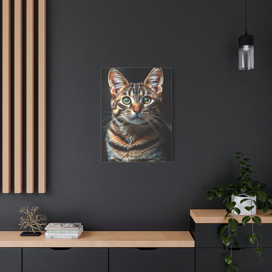 Masterpiece Tabby Cat Art Vision Wall Art & Canvas Print