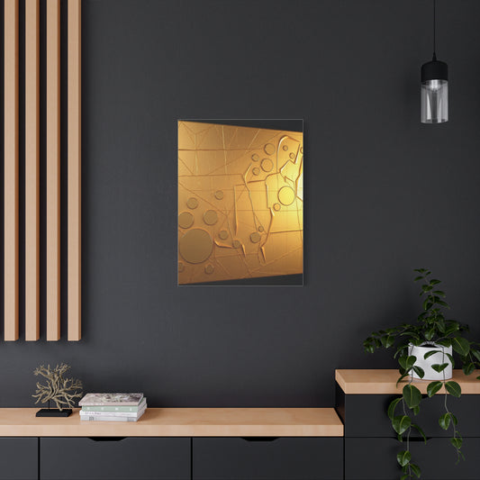 Masterpiece Gold & Silver Canvas Art Vision Wall Art & Canvas Print