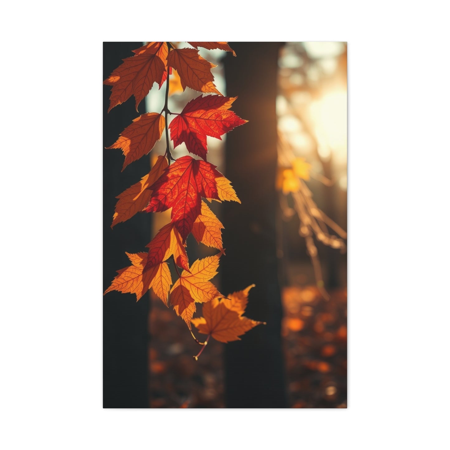 Crimson Arboreal Elegance