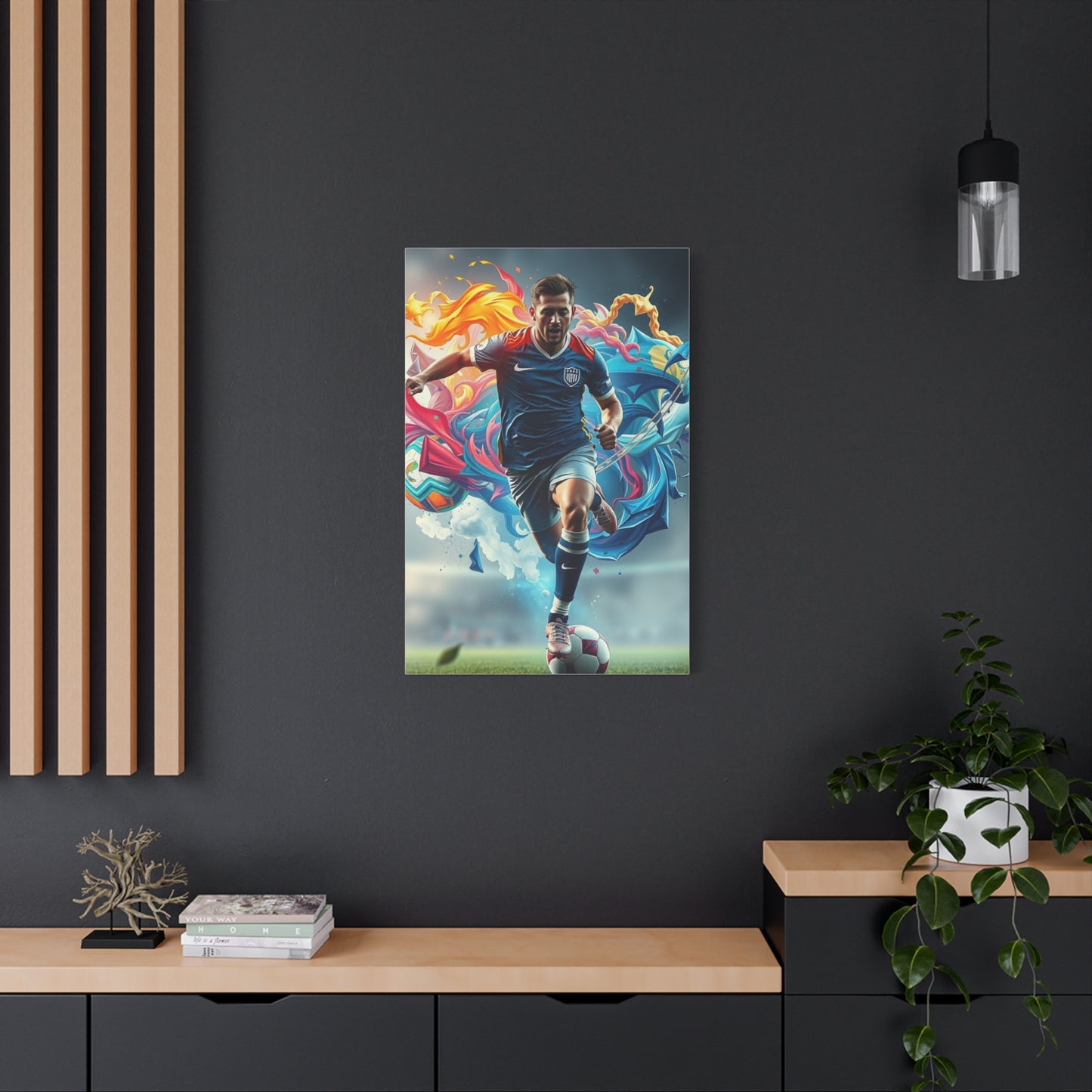 Soccer Art Refined Canvas Wall Art & Canvas Print