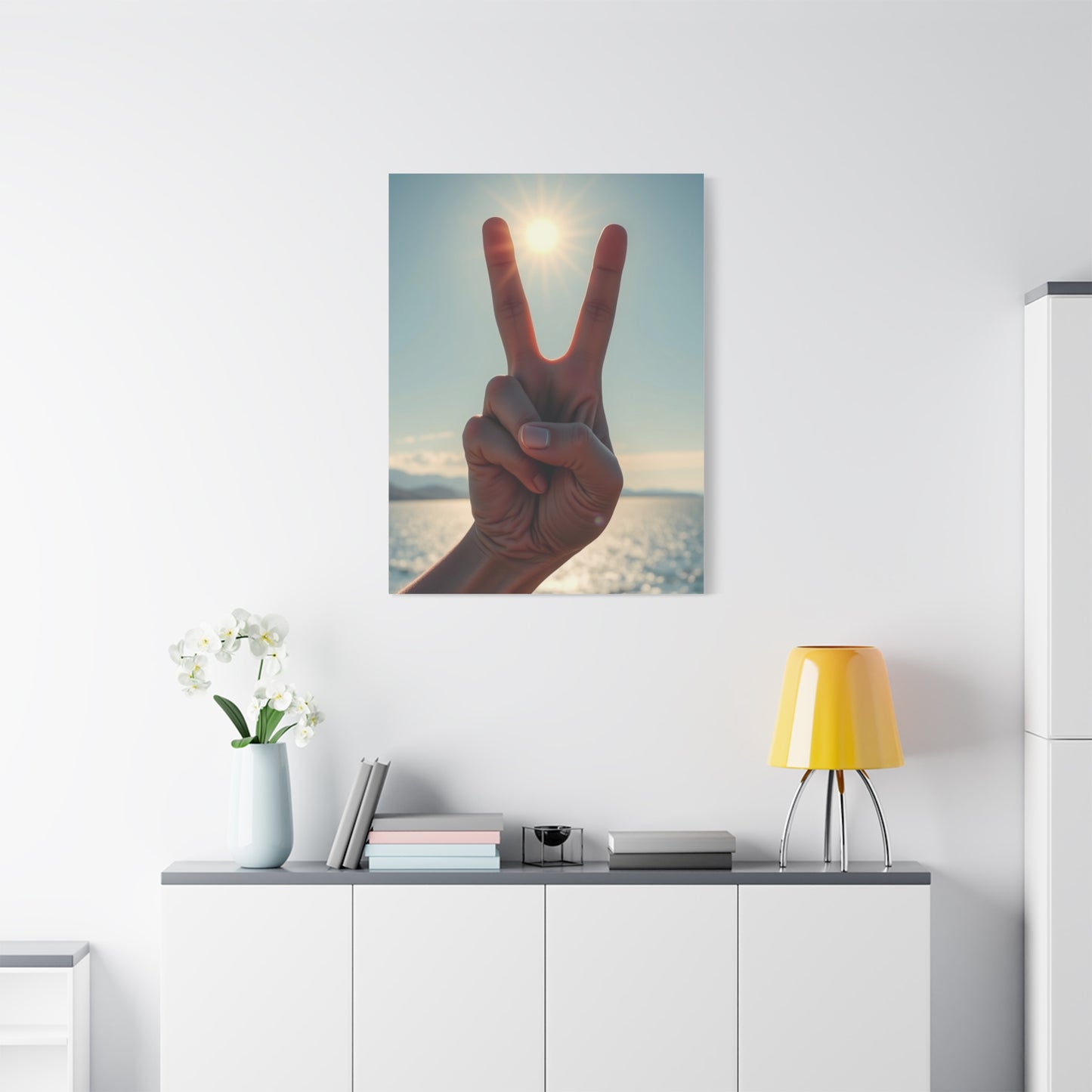 Peace Sign Art Refined Canvas Wall Art & Canvas Print