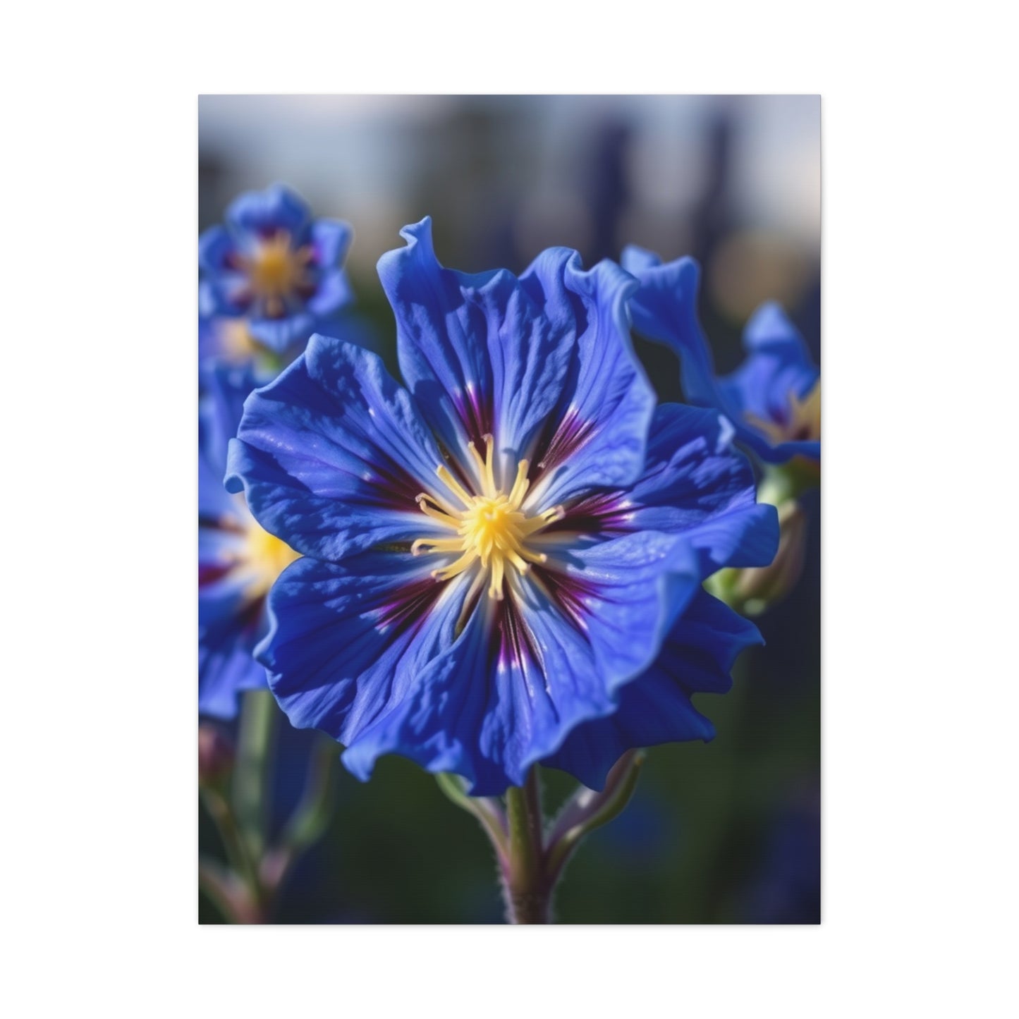 Elite Bluebonnet Flower Art Vision Wall Art & Canvas Print