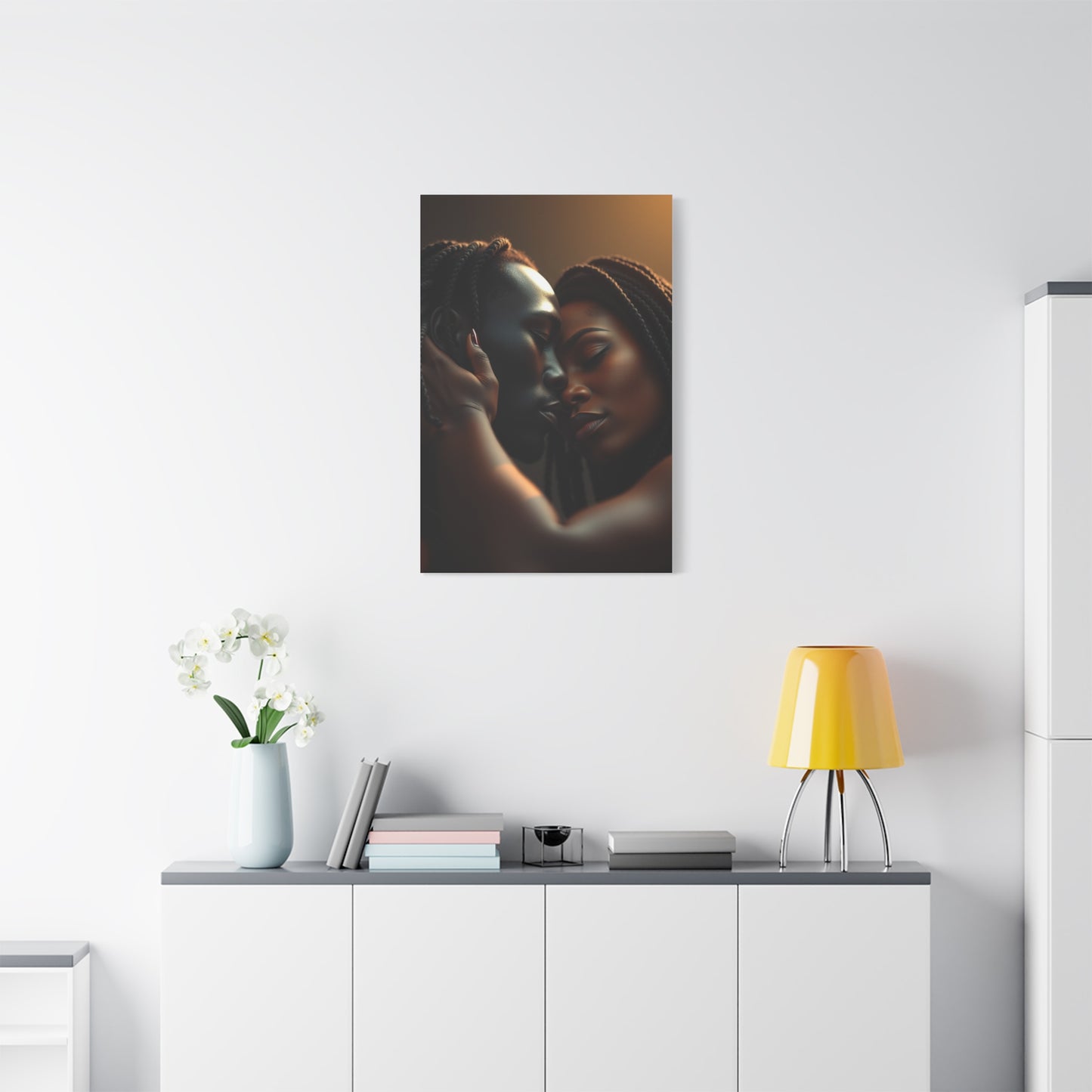 Masterpiece Black Love Art Vision Wall Art & Canvas Print