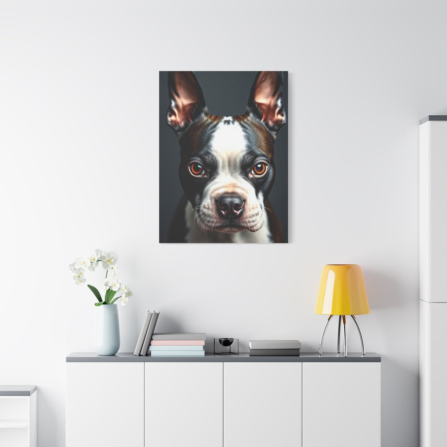 Supreme Boston Terrier Art Collection Wall Art & Canvas Print
