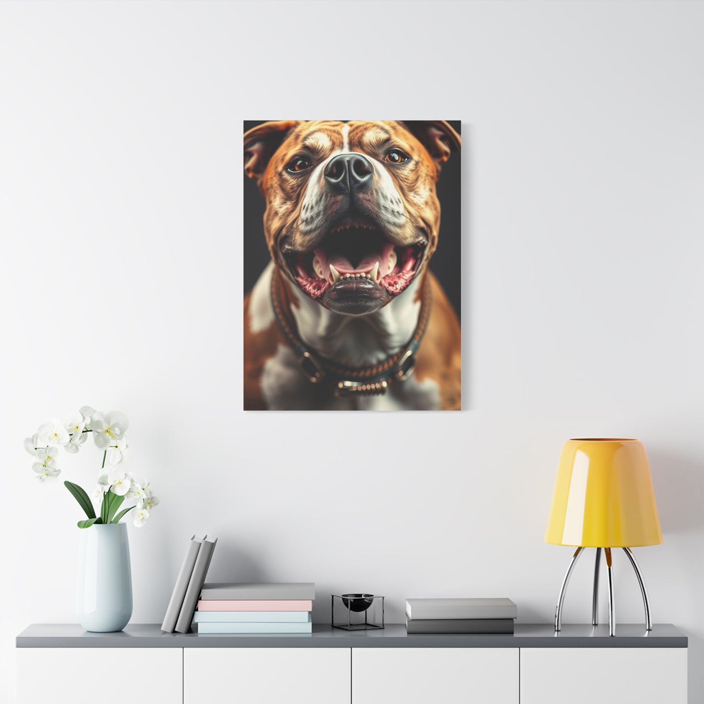 Pit Bull Art Supreme Gallery Wall Art & Canvas Print