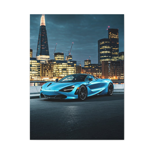 McLaren 720S London Skyline Dusk Wall Art & Canvas Prints