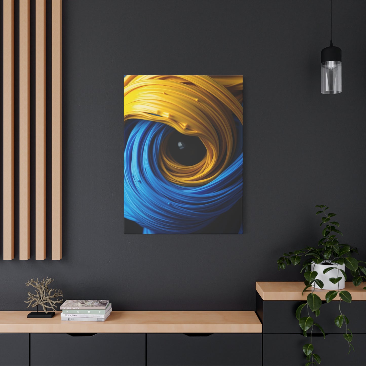 Elite Blue & Yellow Art Vision Wall Art & Canvas Print