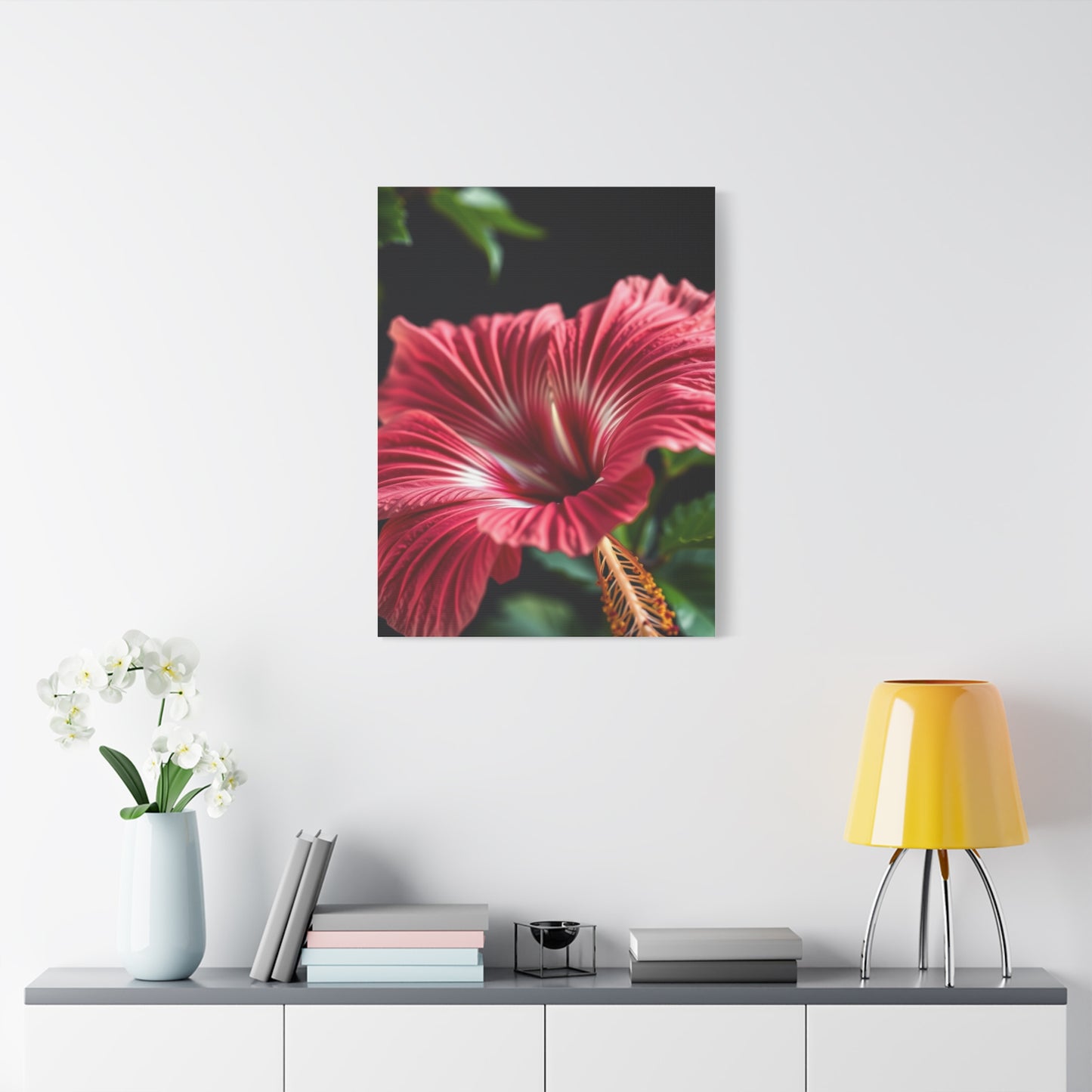 Hibiscus Flower Art Supreme Gallery Wall Art & Canvas Print