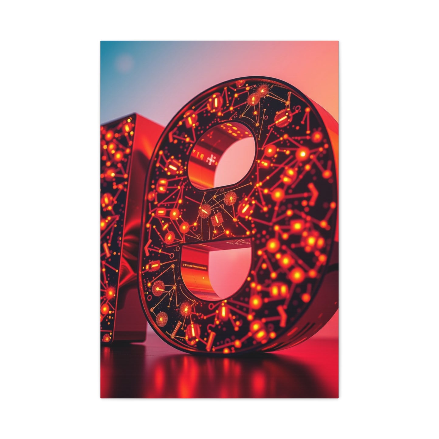 Supreme Numbers Art Collection Wall Art & Canvas Print
