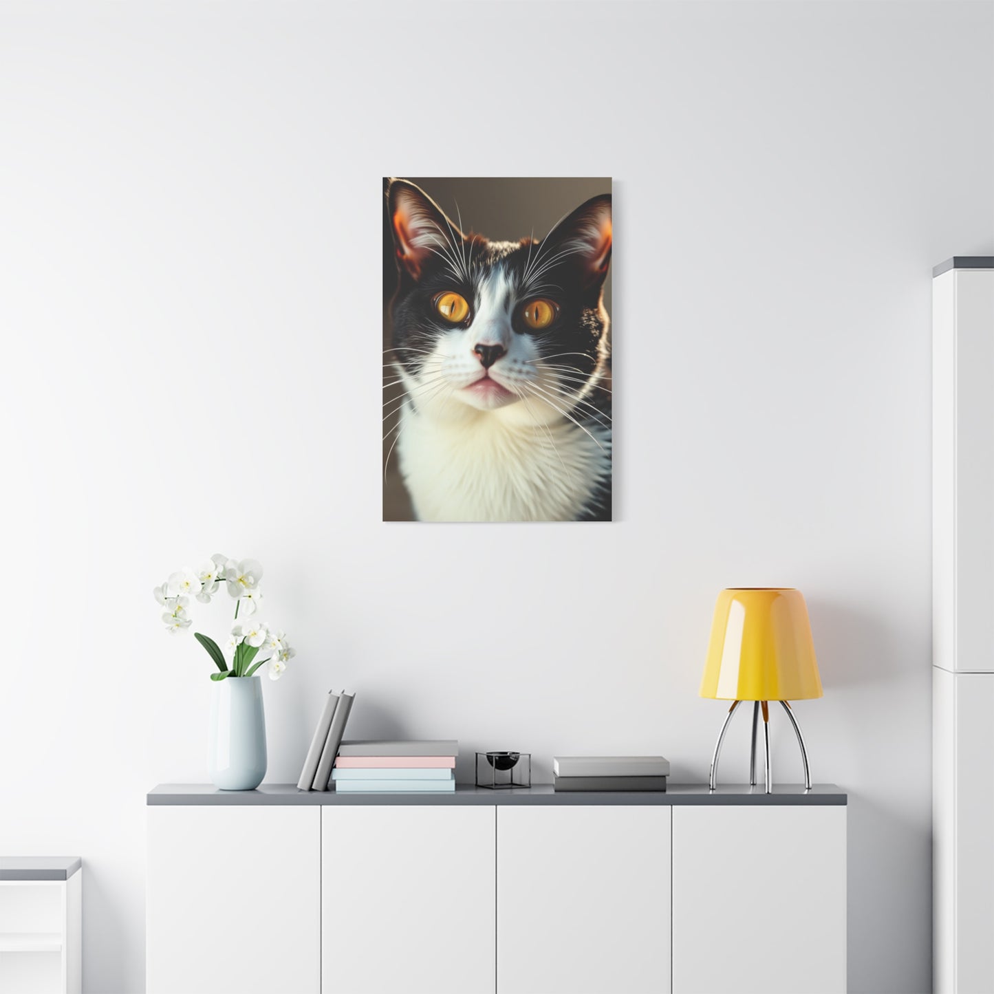 Masterpiece Tuxedo Cat Art Vision Wall Art & Canvas Print