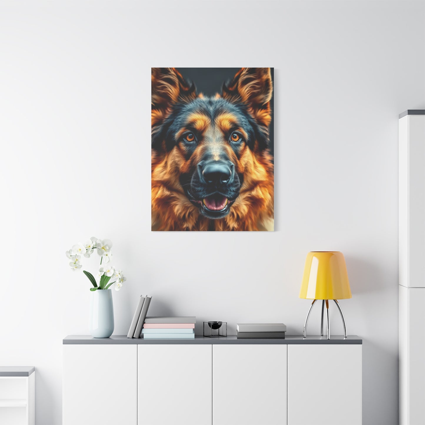 Elite German Shepherd Art Vision Wall Art & Canvas Print