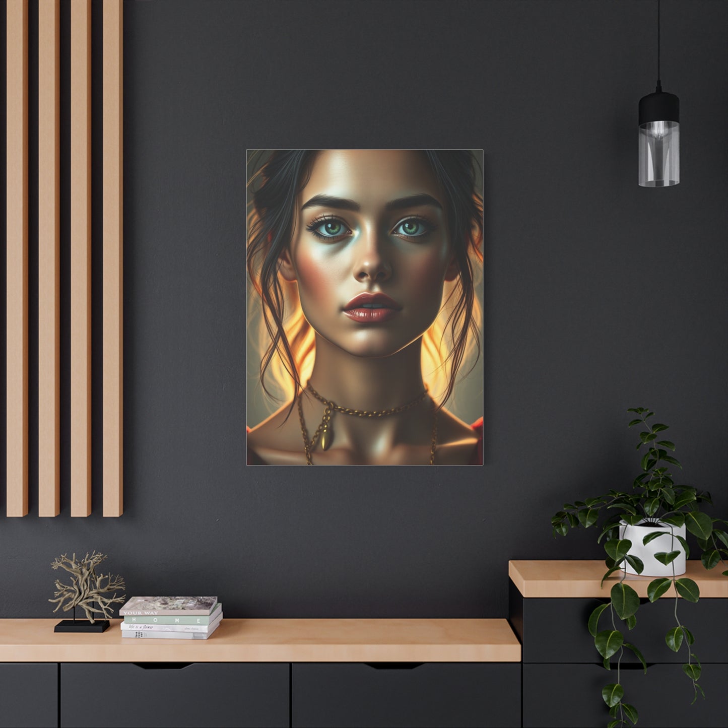 Elite Female Portrait Art Vision Wall Art & Canvas Print