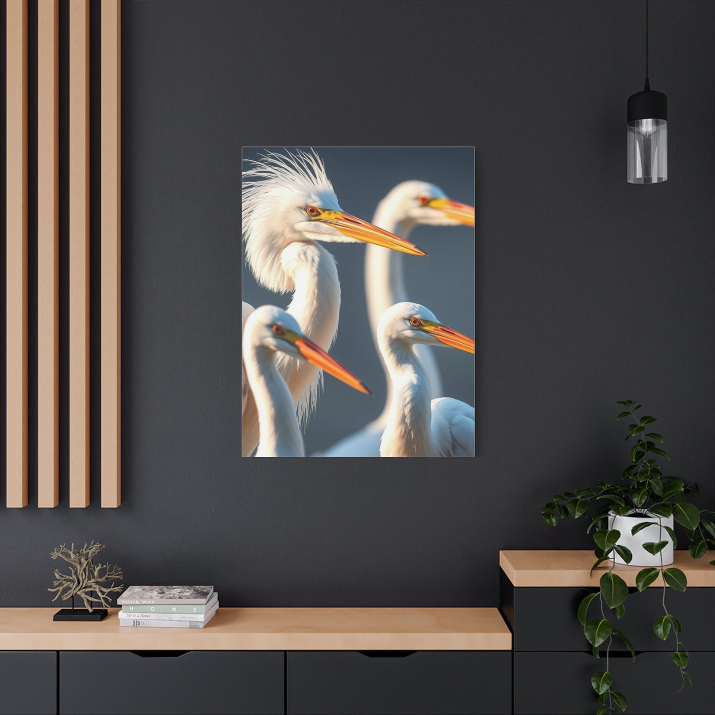Supreme Herons and Egrets Art Collection Wall Art & Canvas Print