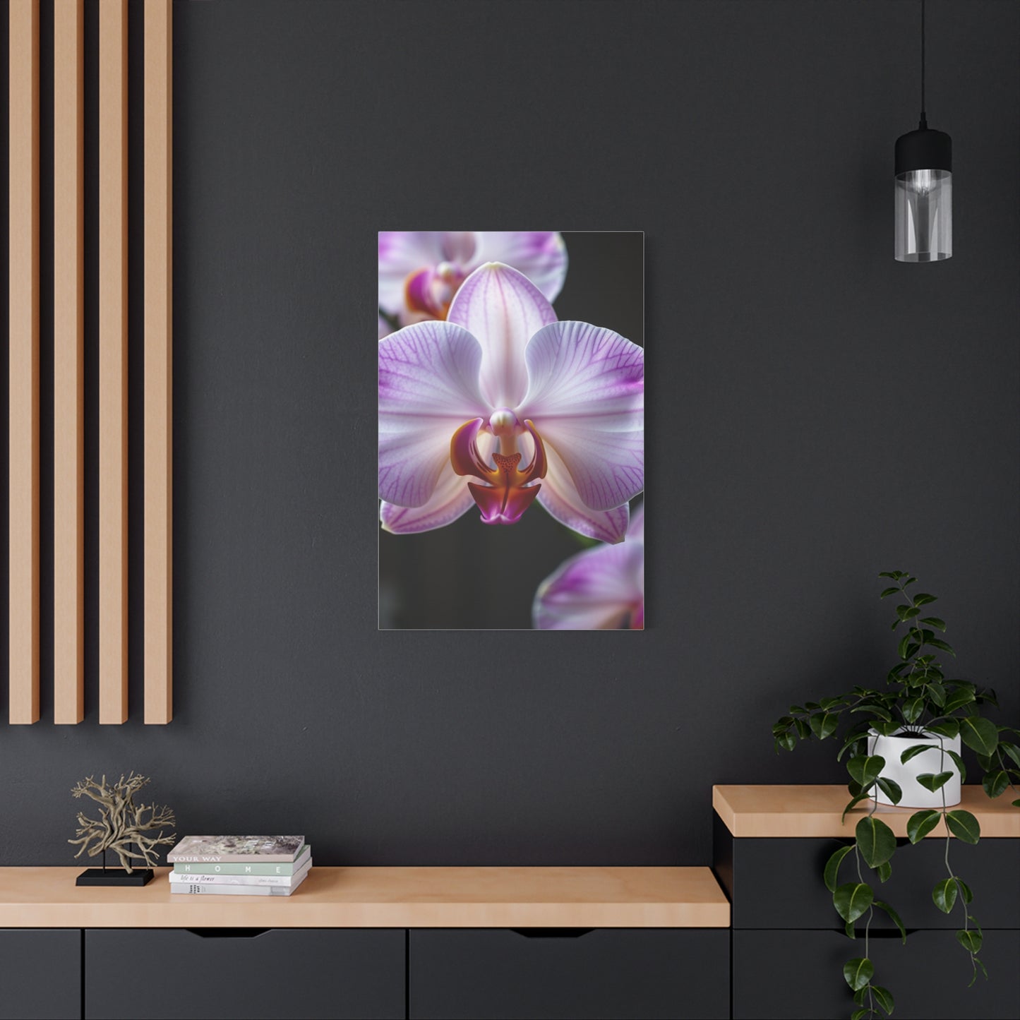 Orchid Flower Art Refined Canvas Wall Art & Canvas Print