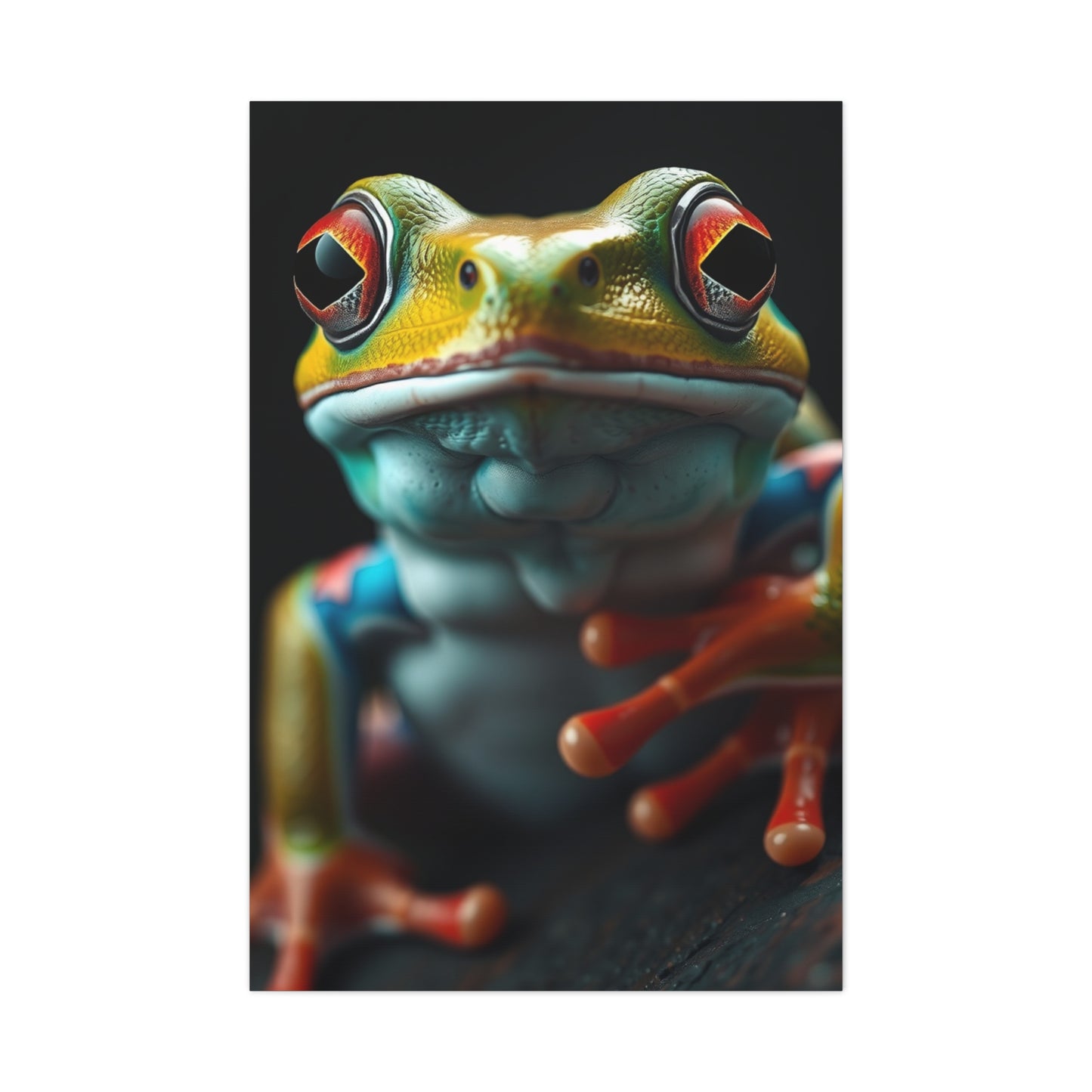 Masterpiece Frog Art Vision Wall Art & Canvas Print
